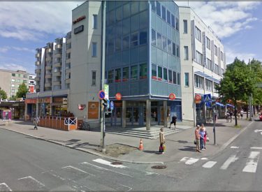 google streetview of downtown tampere, finland