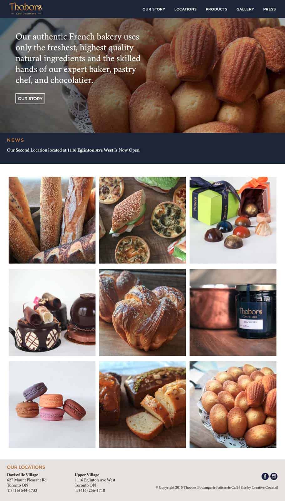 Thobors Boulangerie: Home Page
